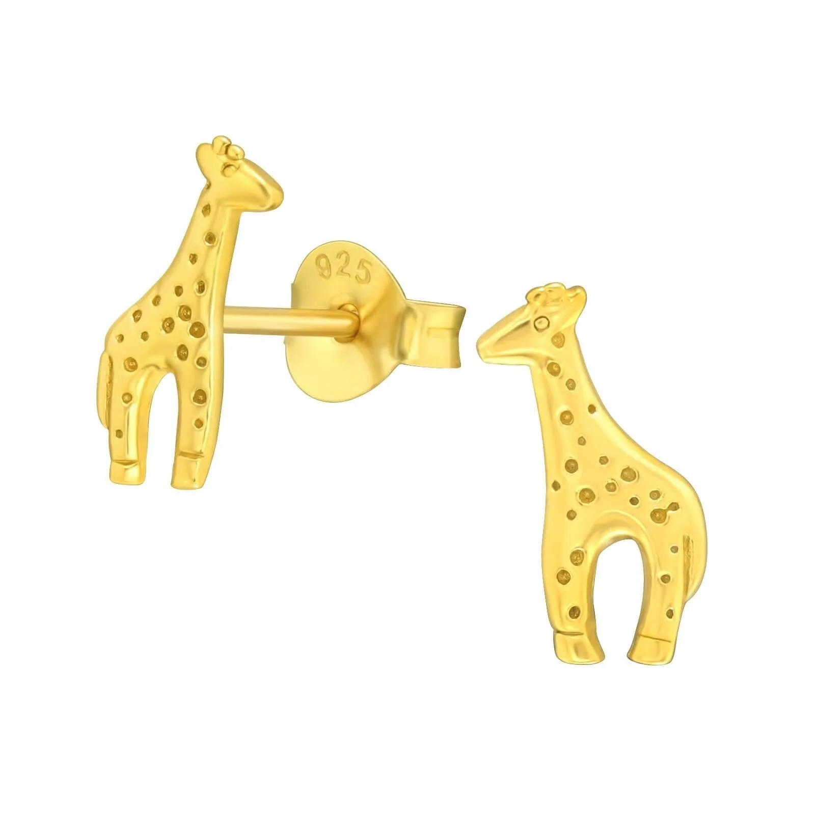 Asfour 925 Sterling Silver Earring, Gold - Et0081-g