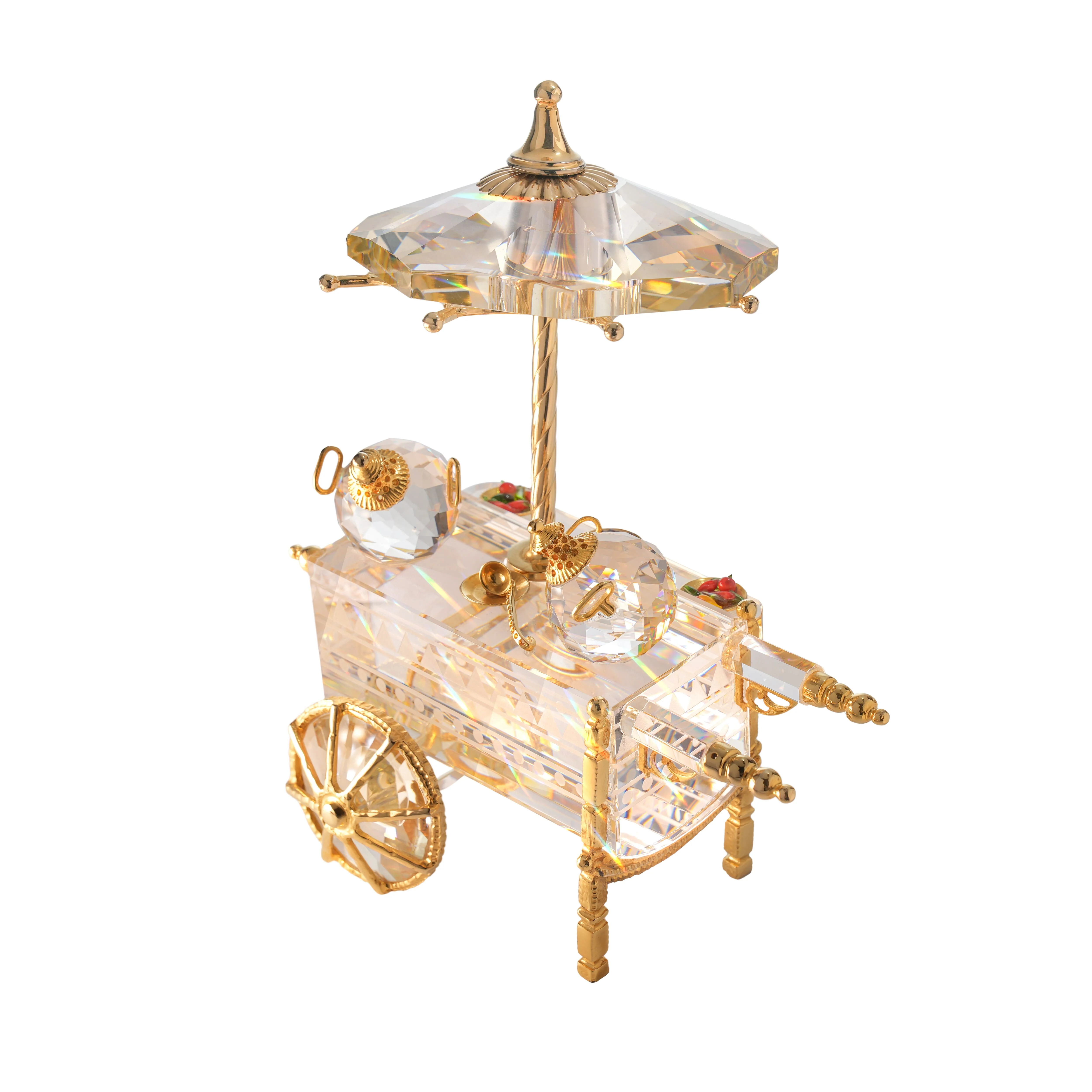 Asfour Crystal Car food  - Golden plated - 15/25/21