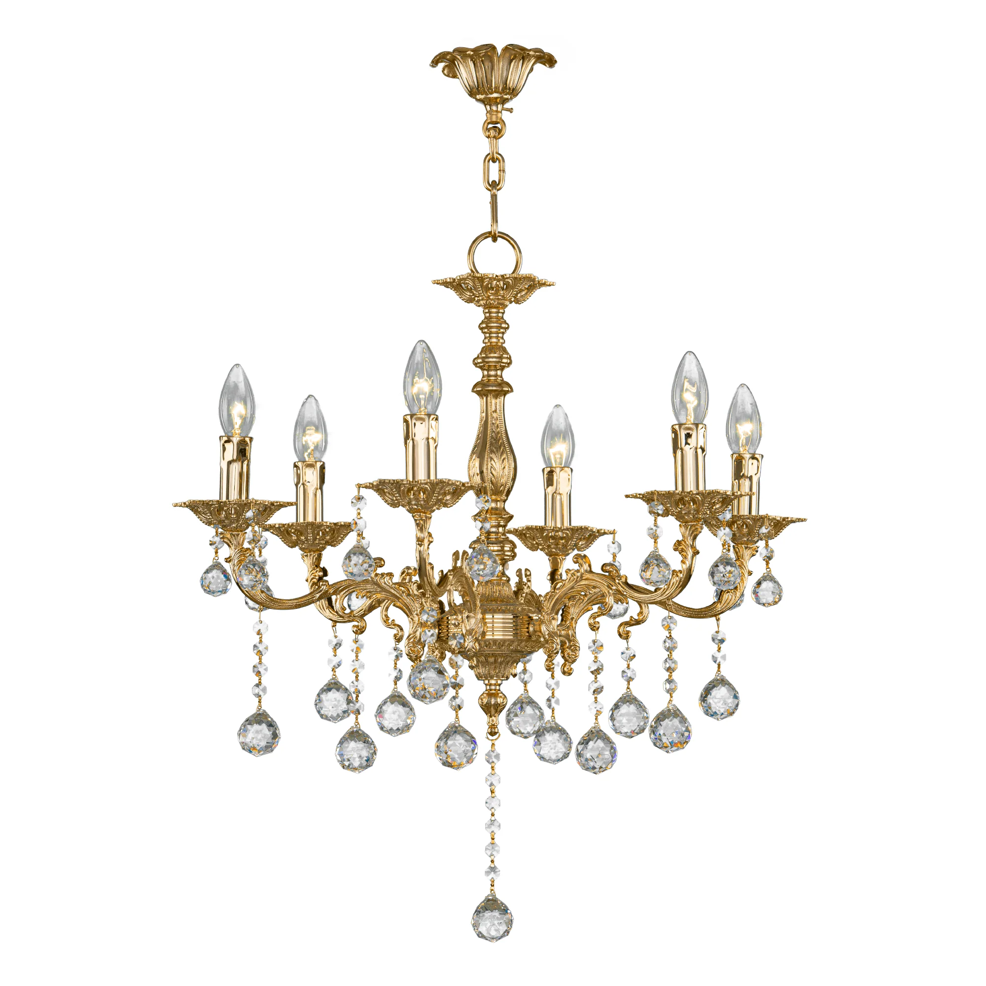Classic Chandelier 6 Bulbs