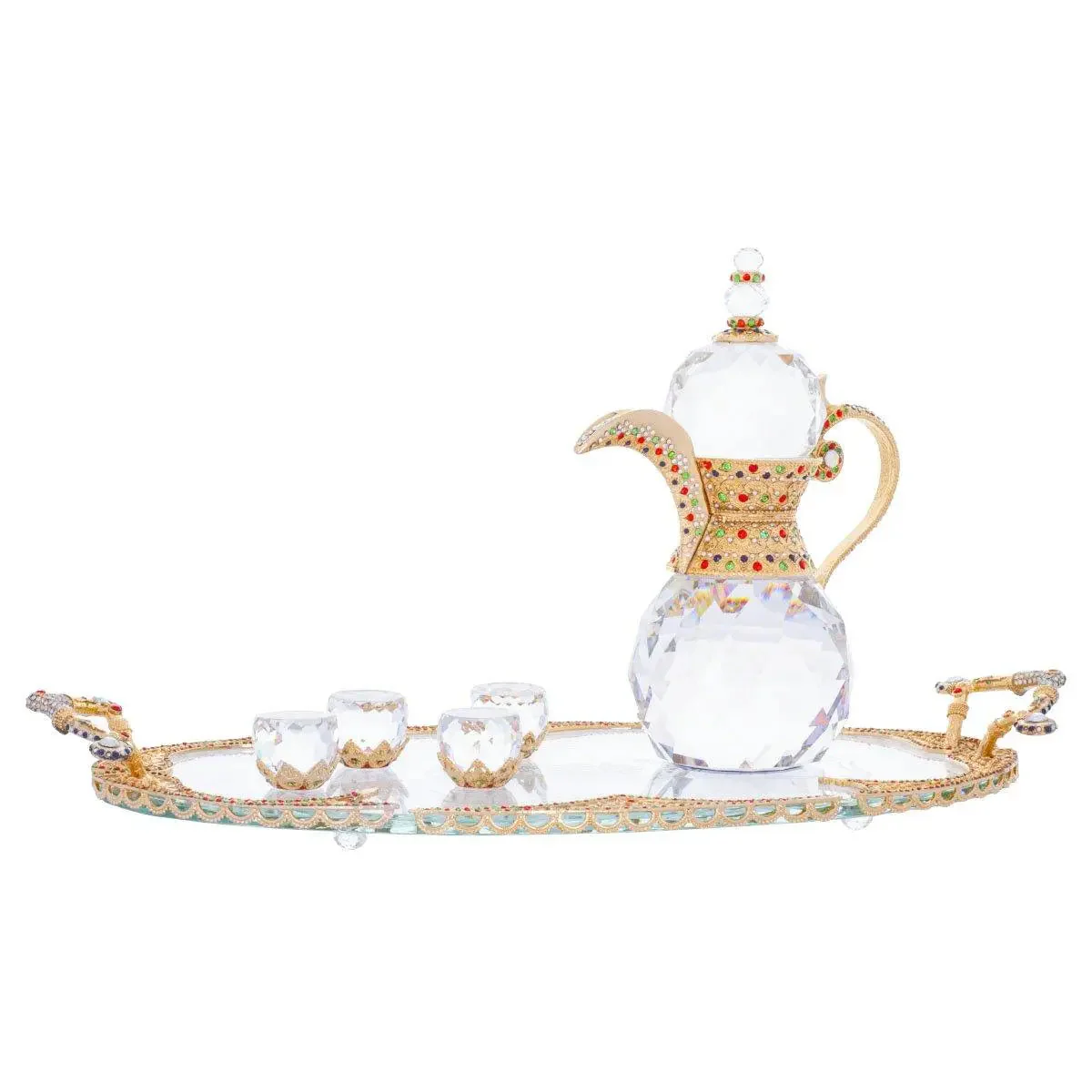 Dallah With Tray (Decoration Object)