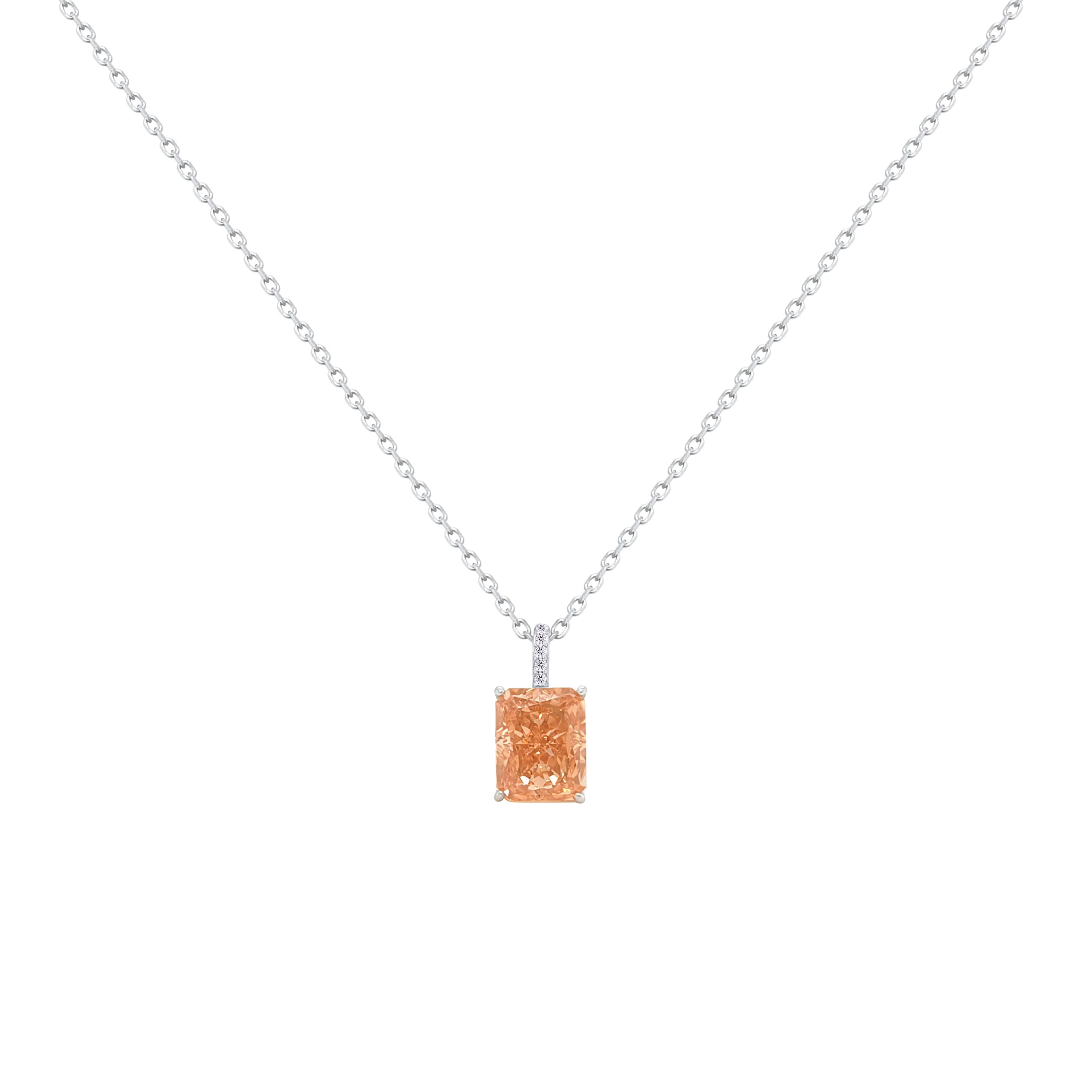 Asfour Crystal Jewelry Set With Golden Shadow Emerald Design In 925 Sterling Silver-SD0131-D-9 - Image 6