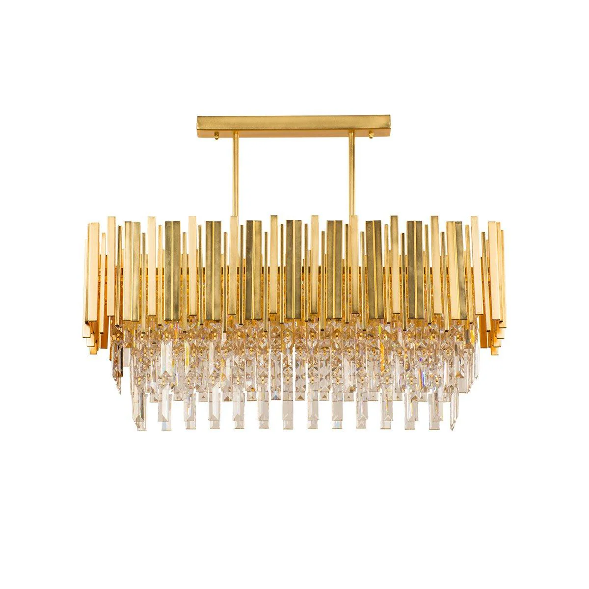 Tiara Ceiling Lamp - 6 Bulbs - Matte Gold