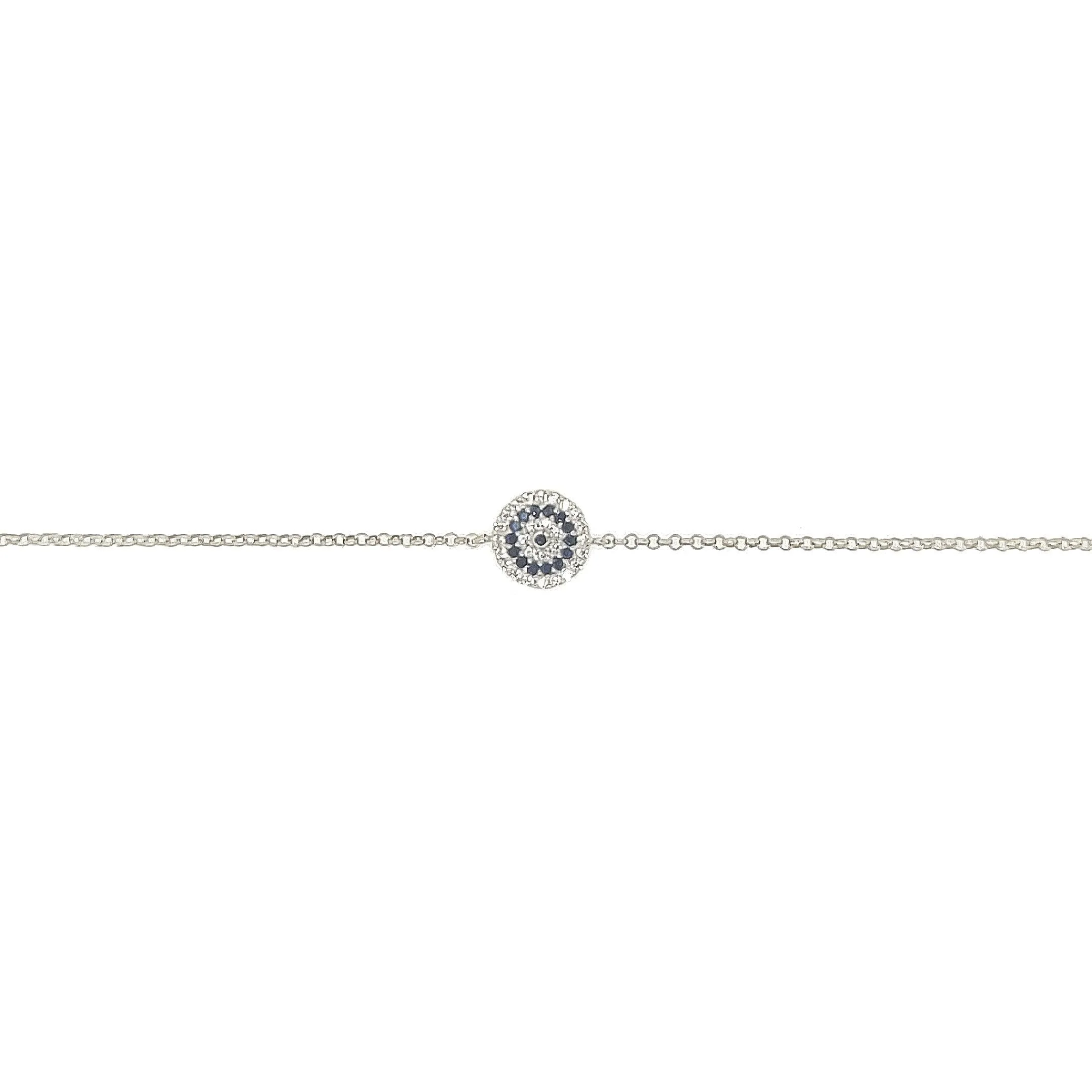 Asfour Sterling Silver 925 Circle Of Cloves Bracelet - Silver