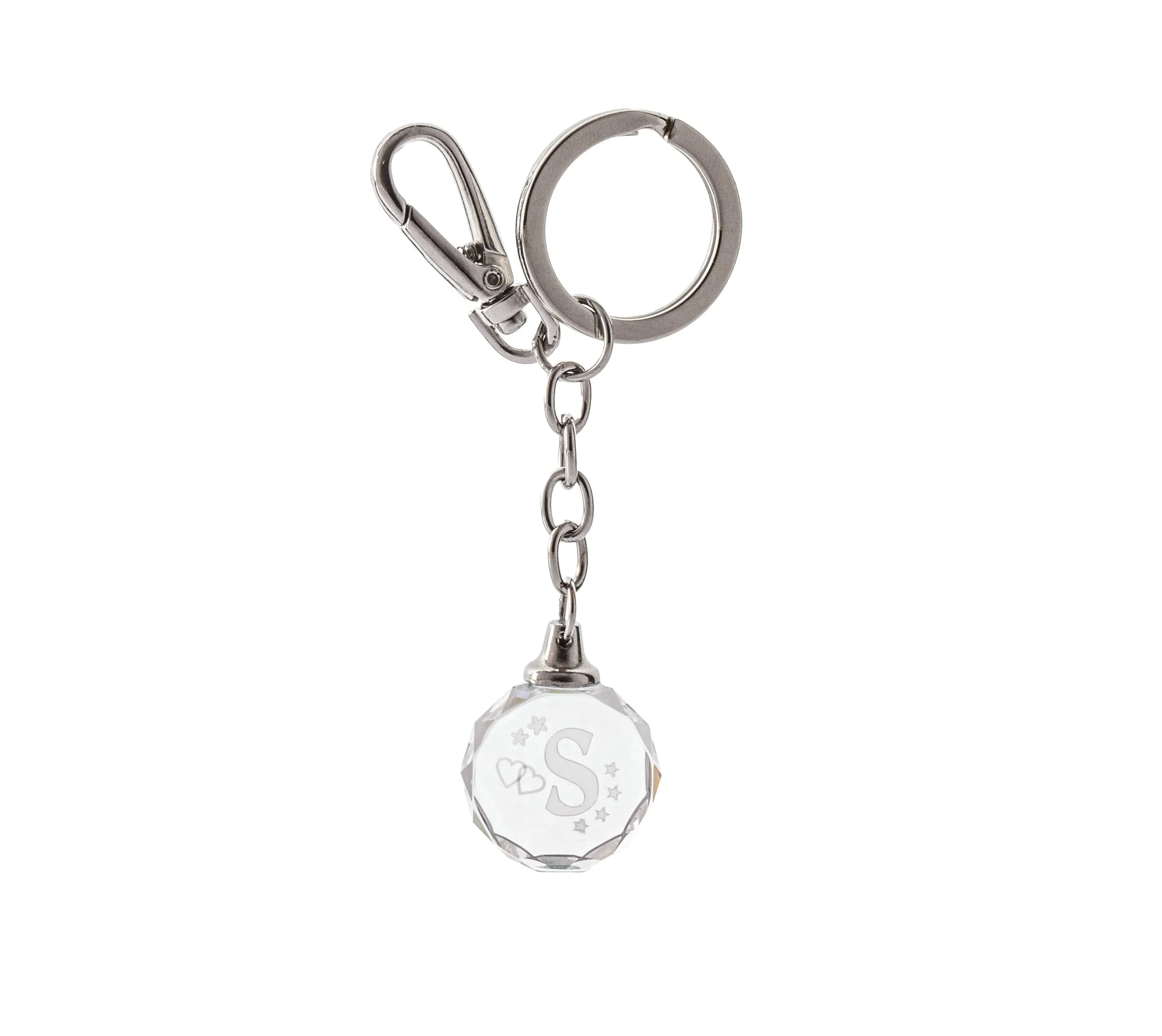 Keychain Crystal For Letter S