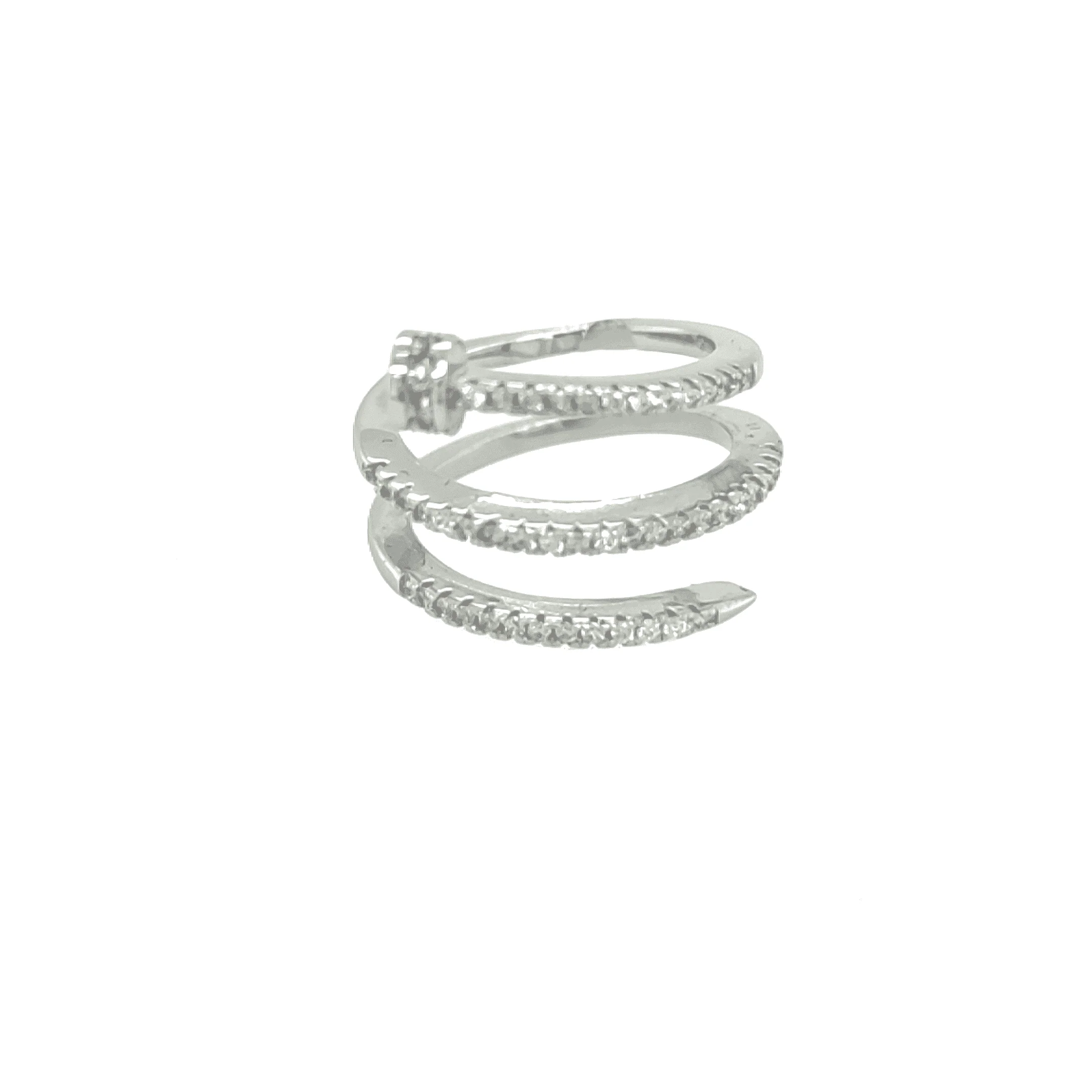 Asfour Rounded Zircon Stone Silver 925 Ring - Rr0074