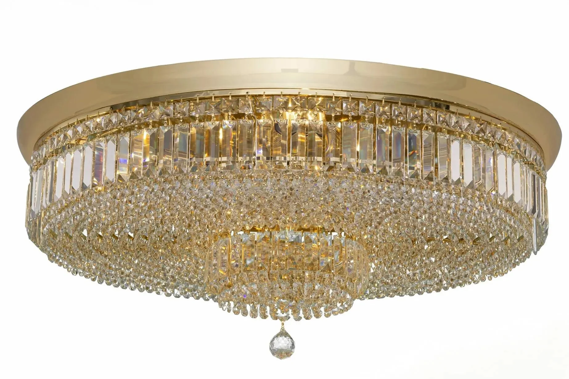 Ceiling Lamp Gold Pendeloque - 13 Bulb
