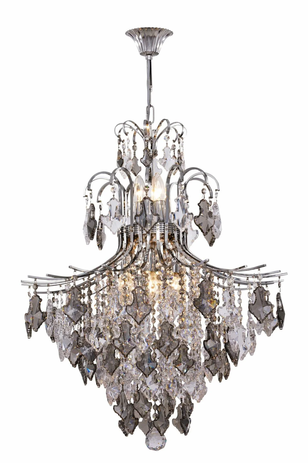 Chandelier Color Chrome 9 Bulb