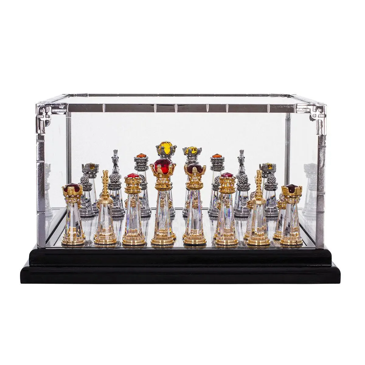 Crystal Chess Set With Box