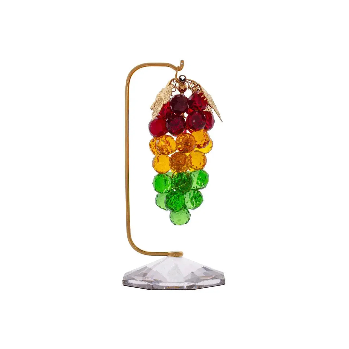 Crystal Gift Shape Grapes Multicolored