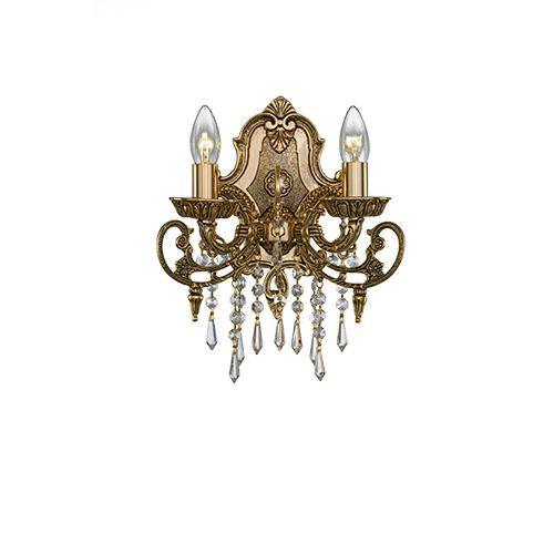 Royal - 2 Bulbs - Gold Oxide - Ball & Octagon Clear